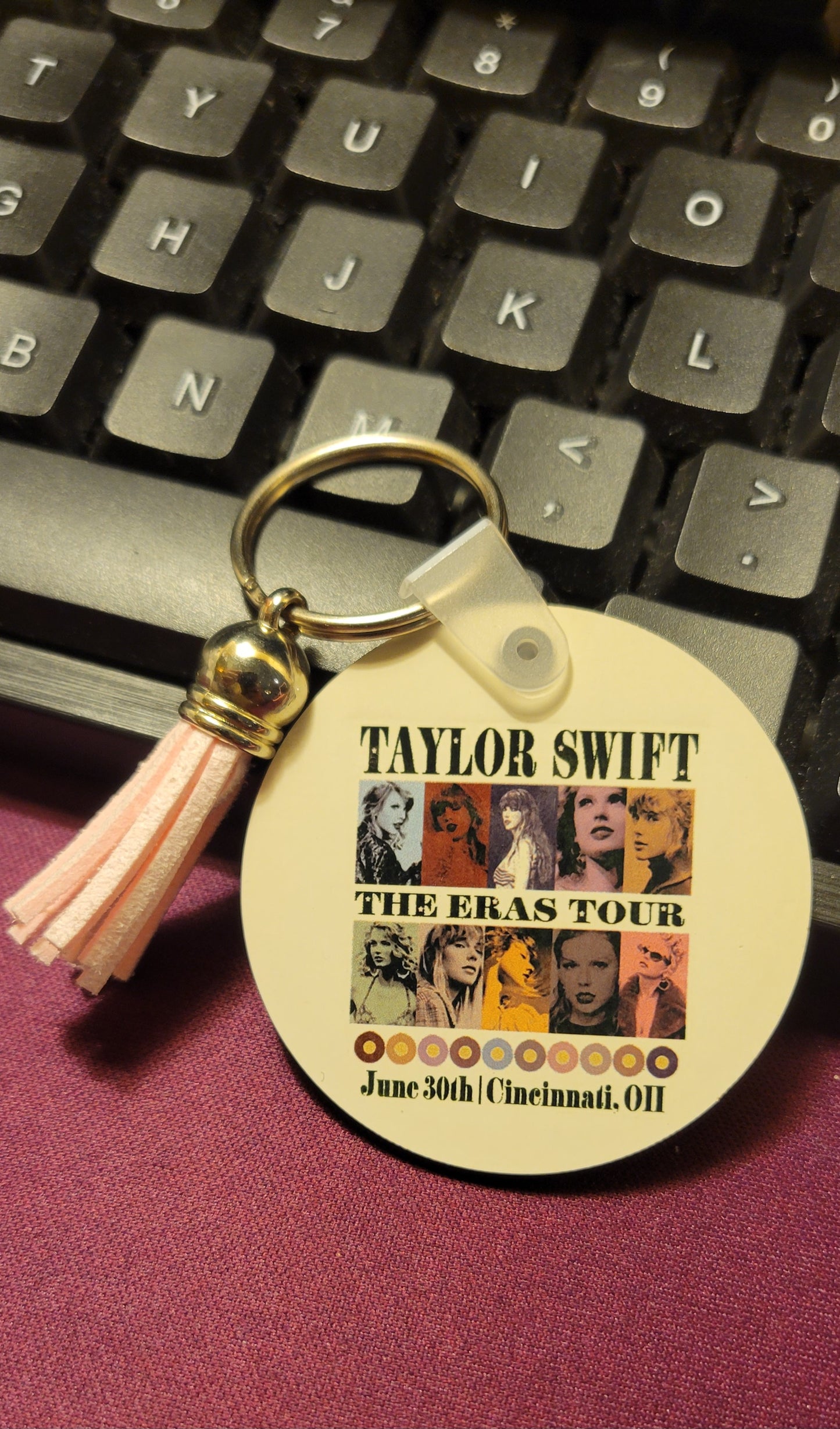 Eras Tour Keychains- Double-sided