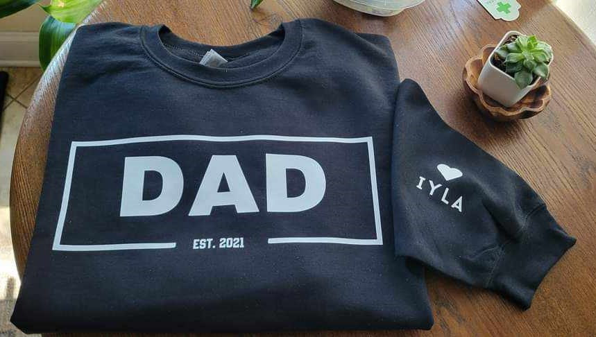 Dad personalized sweatshirt